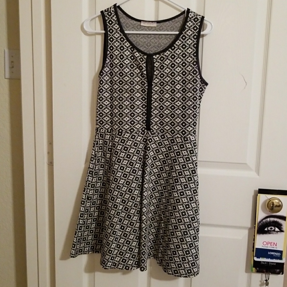 Black & Cream Dress/Tunic